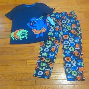 Cat & Jack Kids Monster Doughnut Pajamas